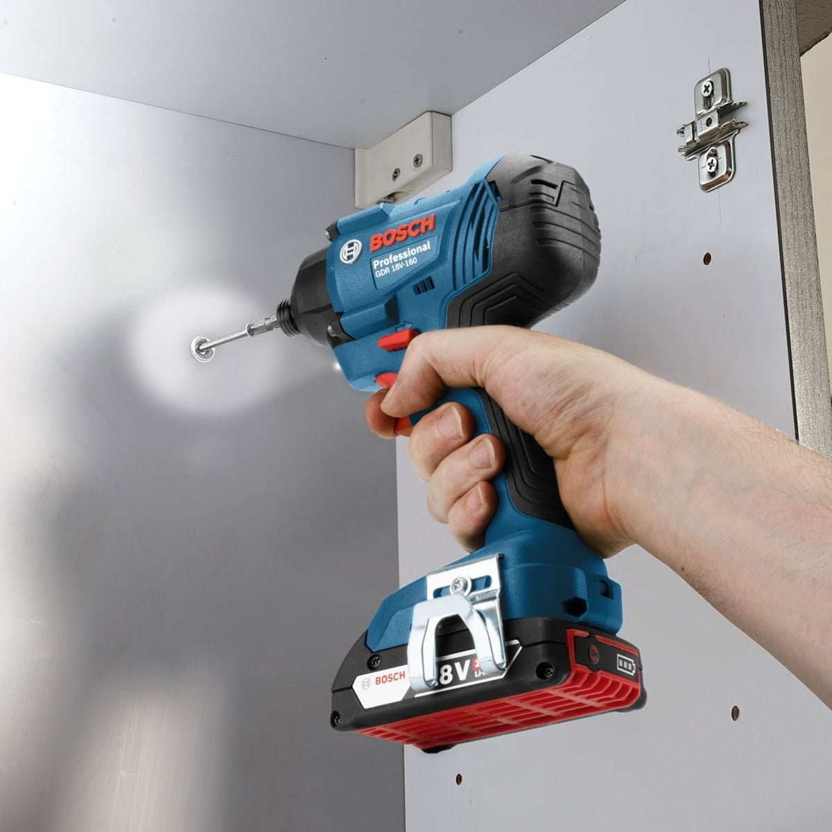 Bosch 06019G5172 18V GSB Combi Drill and GDR Impact Driver Twin Pack | 2x2Ah Batteries | Charger | Case